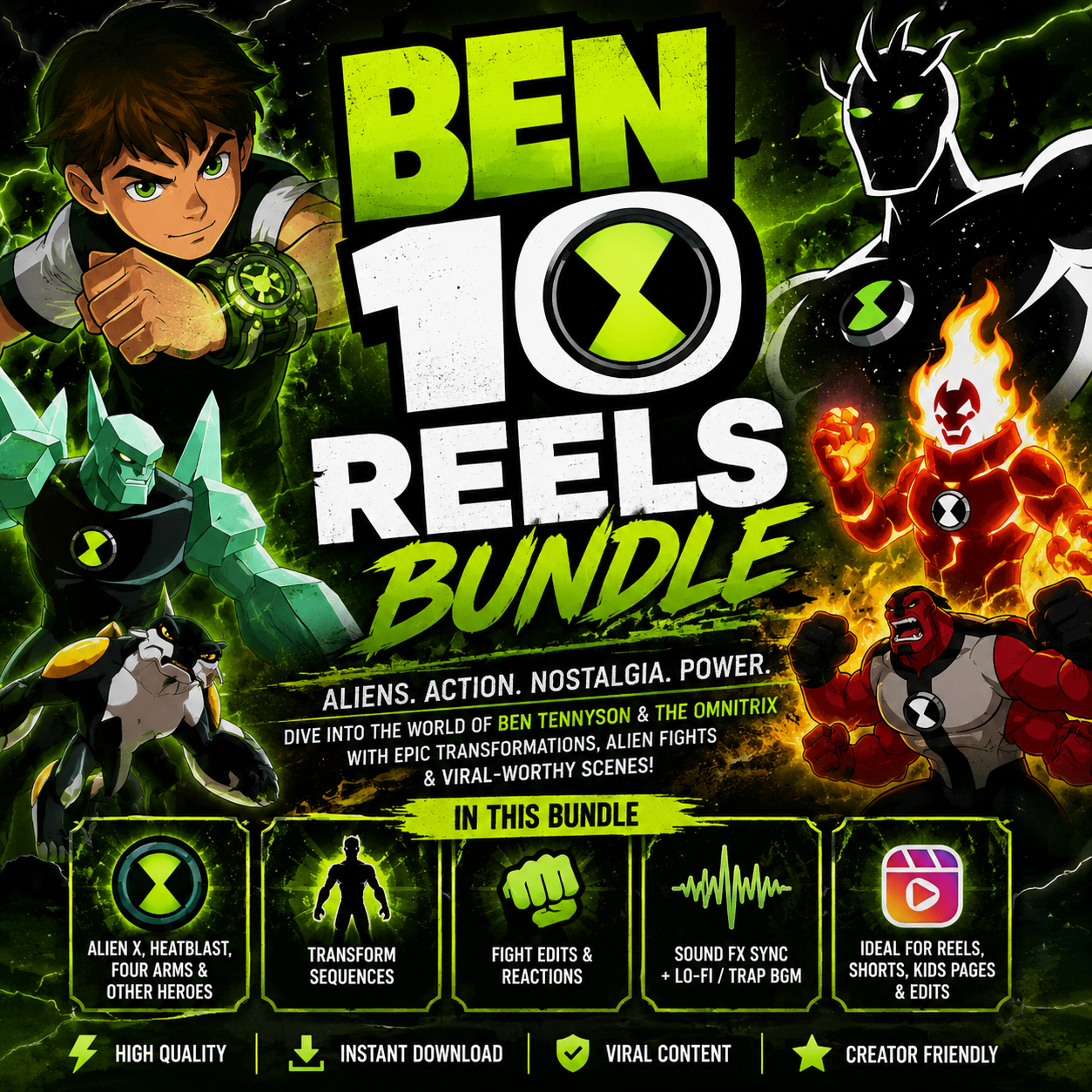 BEN 10 REELS BUNDLE