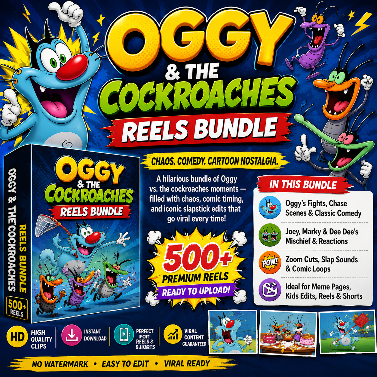 OGGY & THE COCKROACHES REELS BUNDLE